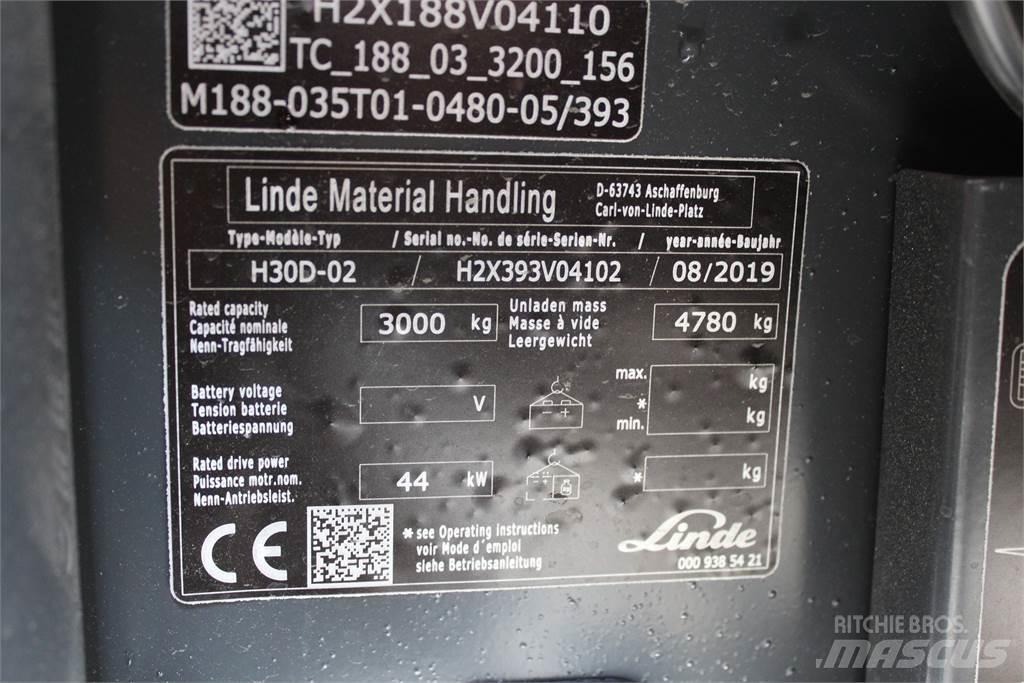 Linde H30D Diesel heftrucks