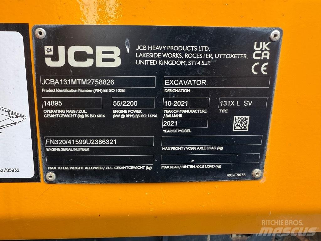 JCB 131X L SV Raupenbagger