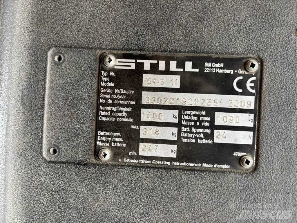 Still EGV-S14 Zelfrijdende stapelaars