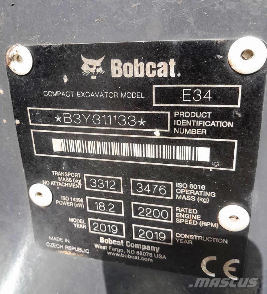 Bobcat E34 Minibagger < 7t