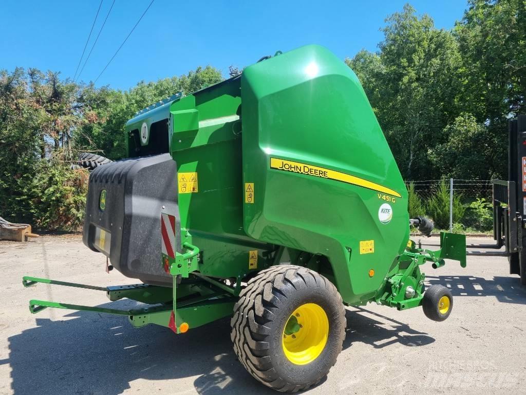 John Deere V451G Rundballenpressen