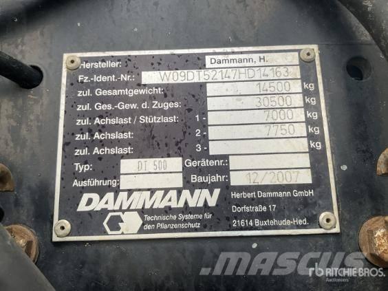Dammann DT 5000 Selbstfahrende Sprühgeräte