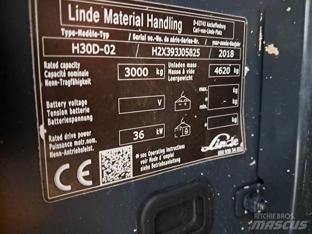 Linde H30D-02 Diesel heftrucks