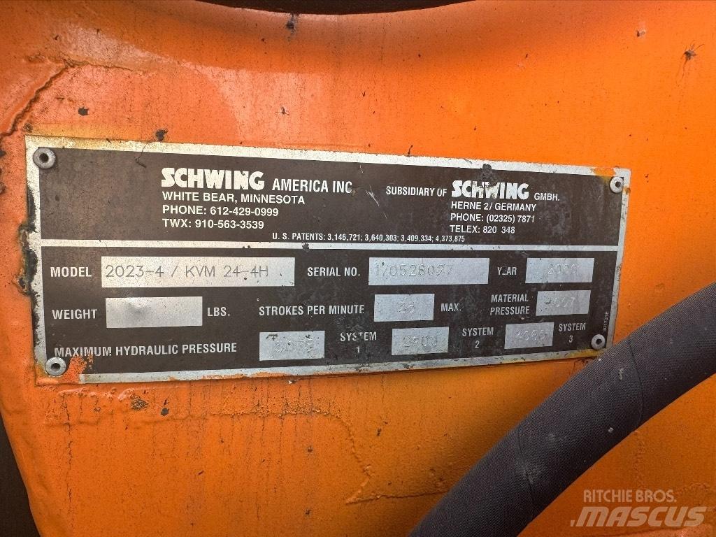 Schwing KVM 24-4H Betonpumpen
