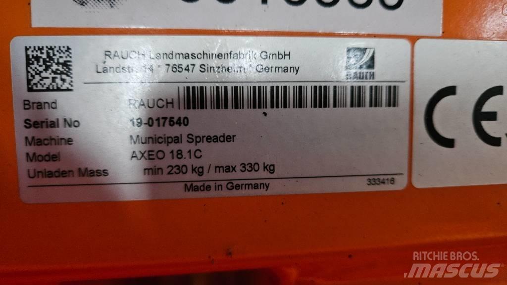 Rauch Axeo 18.1C Sand- und Salzstreuer