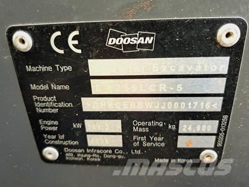 Doosan DX235LCR-5 Raupenbagger