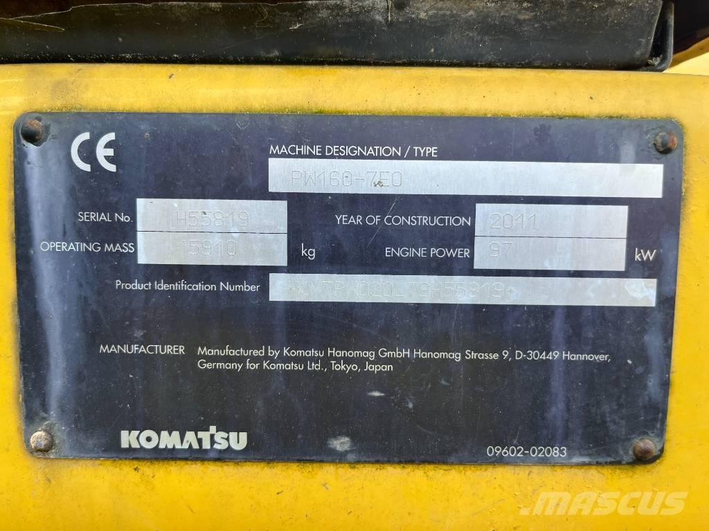 Komatsu PW 160-7 Mobilbagger