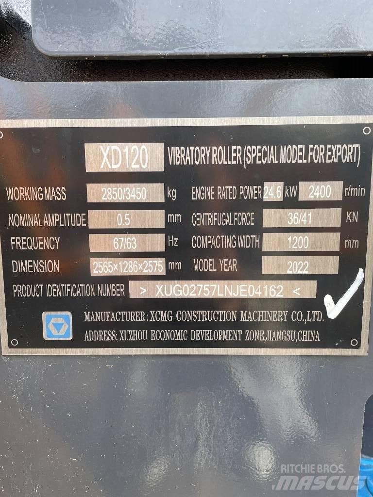 XCMG XD120 Tandemwalzen