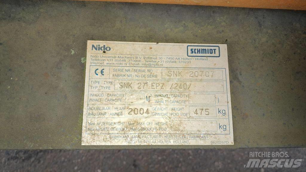 Nido SNK27 EPZ Schneeschilde und -pflüge