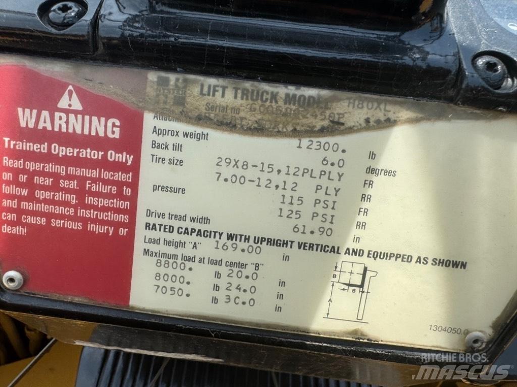 Hyster H 80 XL Heftrucks overige