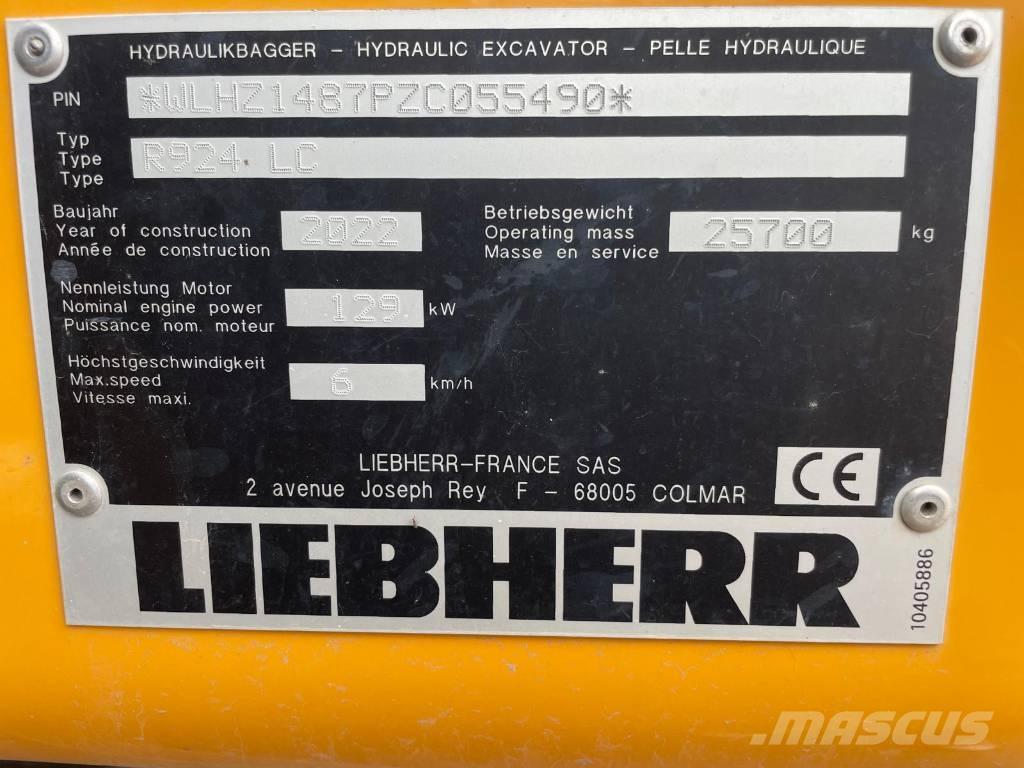Liebherr R924 G8 Raupenbagger