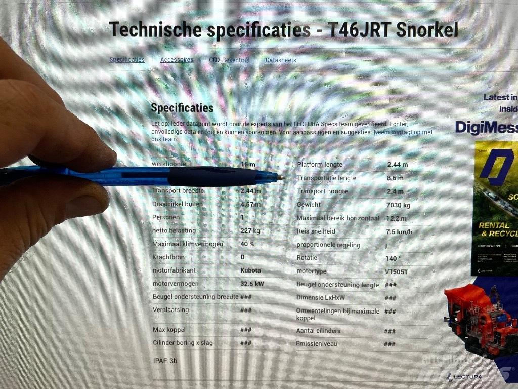 Snorkel T 46 J RT Gelenkteleskoparbeitsbühnen