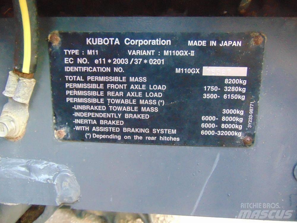 Kubota M 110 GX Traktoren