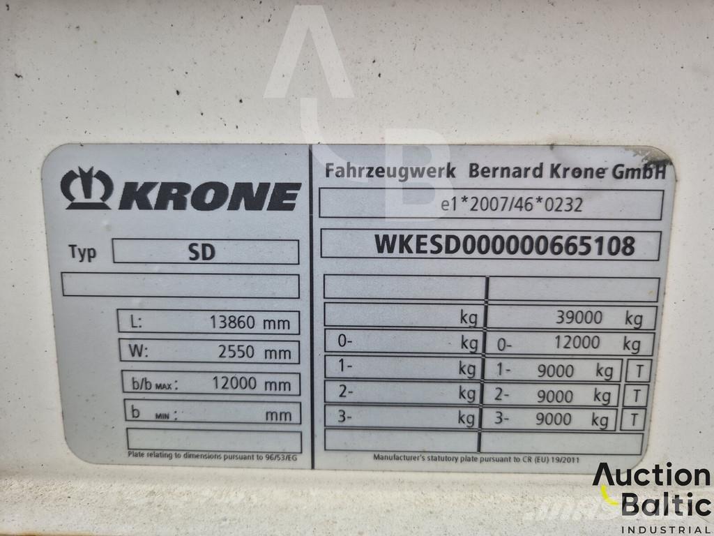 Krone SD Curtainsiderauflieger