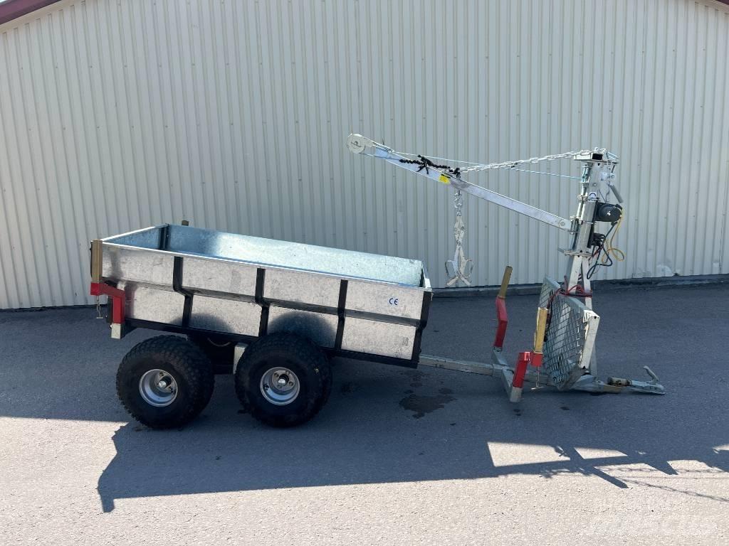  ATV Vagn Med kran Geländefahrzeug- und Schneemobilzubehör