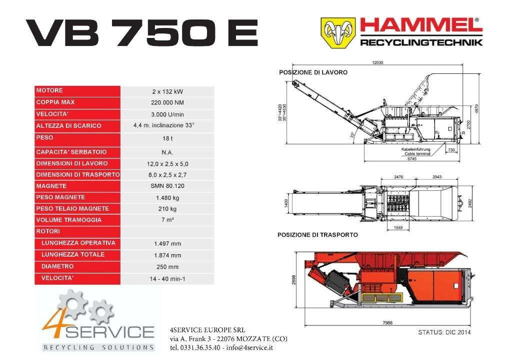 Hammel VB 750 E Schredder