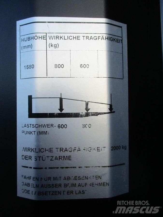 Toyota SWE 080L Deichselstapler