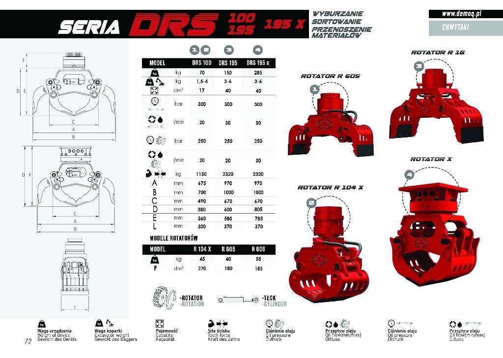  DEMOQ DSR1300 Greifer