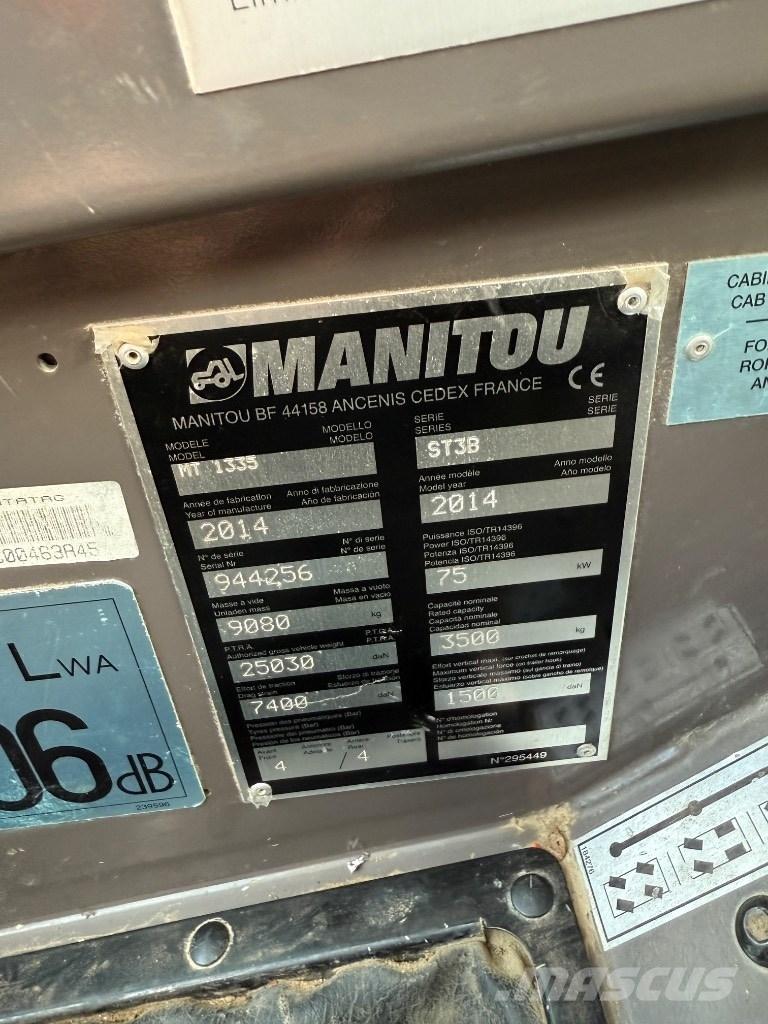 Manitou MT 1335 ST3B Teleskoplader