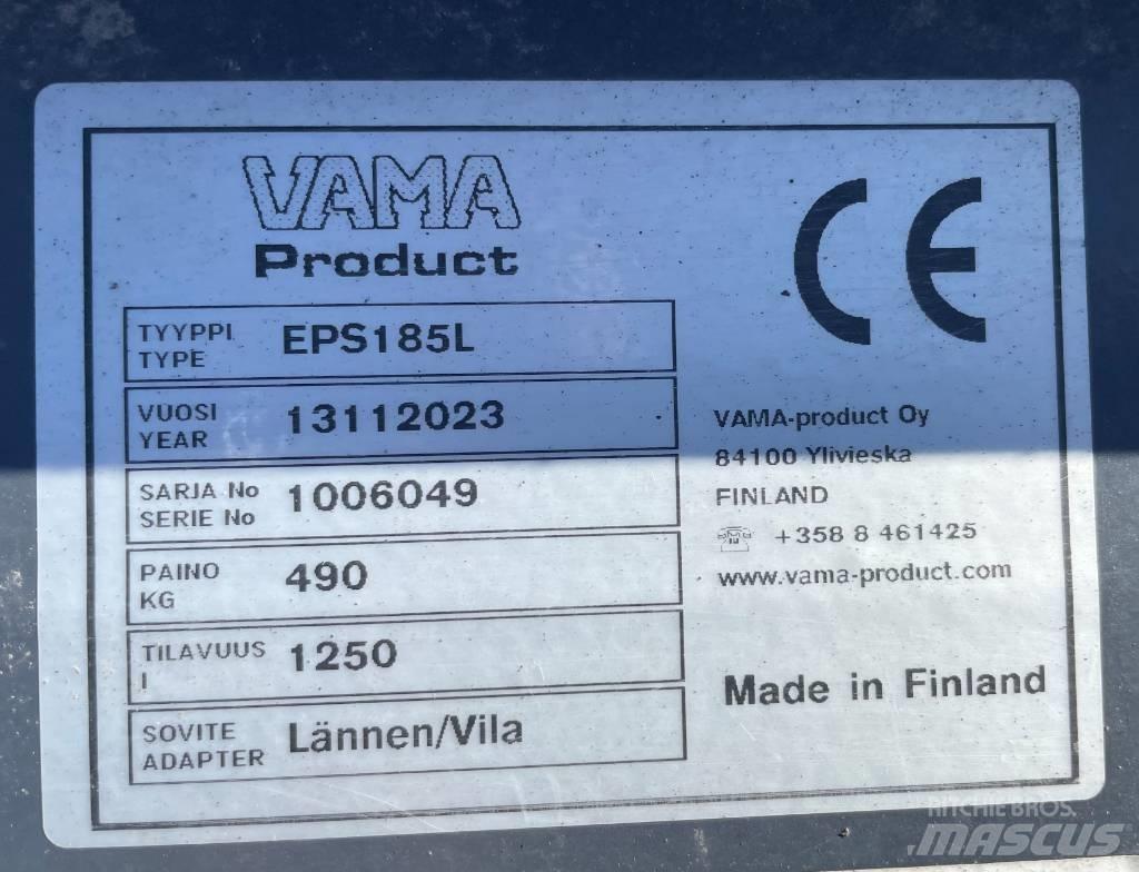 Vama EPL185L Kompakttraktor-Aufsätze