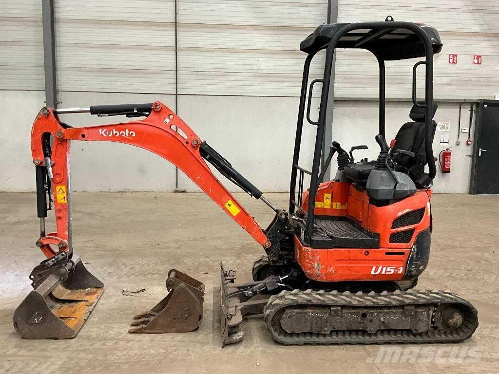 Kubota U 15-3 Minibagger < 7t