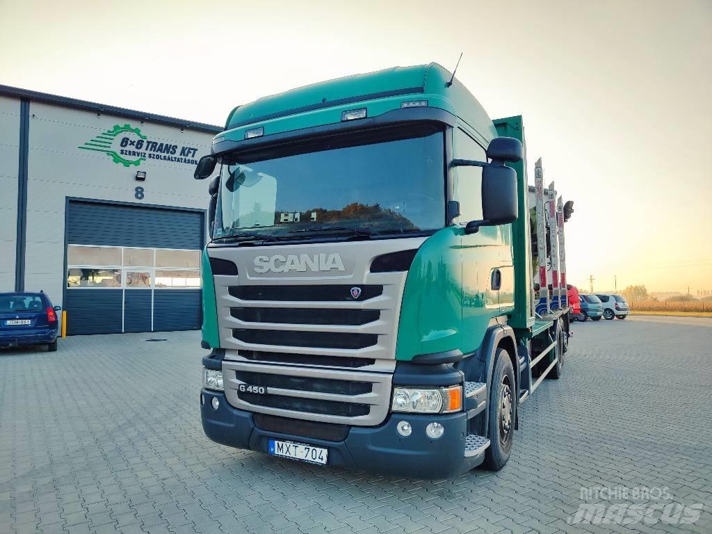Scania G 450 Holztransporter