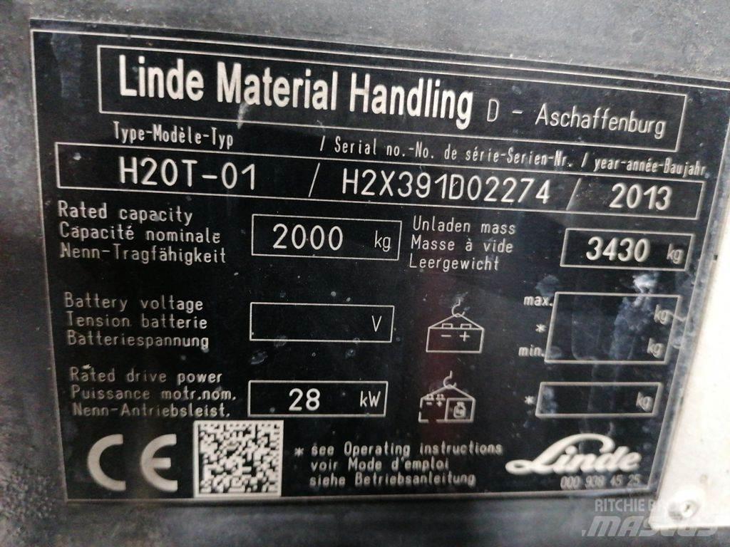 Linde H20T-02 LPG heftrucks