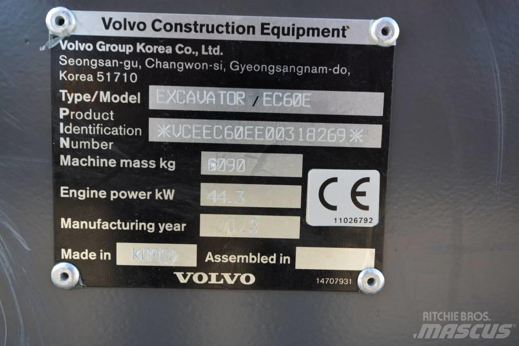 Volvo EC 60 E Minibagger < 7t