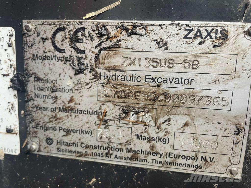 Hitachi ZX 135 US-5B Raupenbagger
