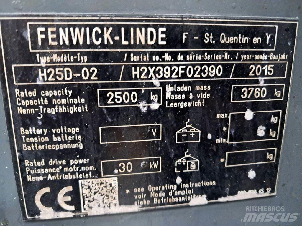 Linde H25D-02 Diesel heftrucks