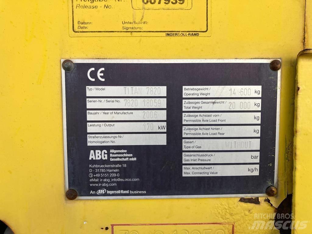 ABG Titan 7820 Strassenfertiger