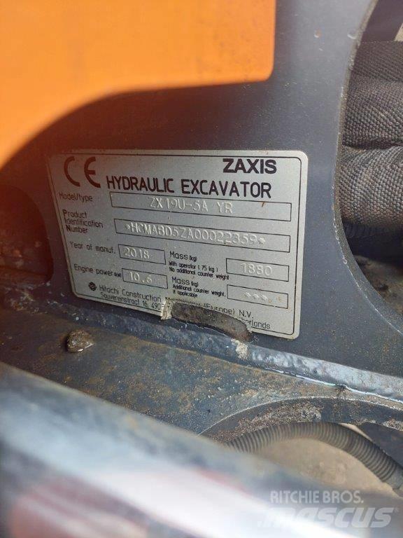 Hitachi ZX 19 U-5 Minibagger < 7t