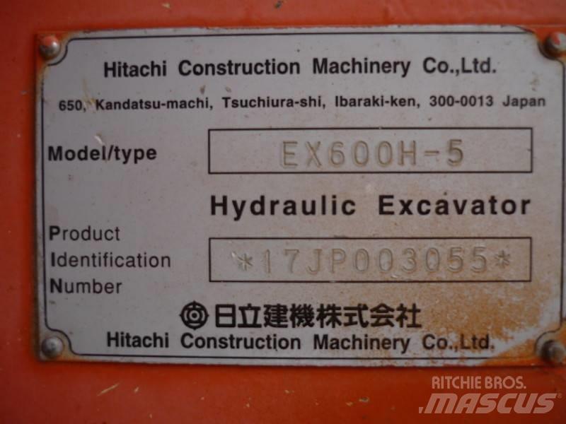 Hitachi EX 600 H-5 Raupenbagger