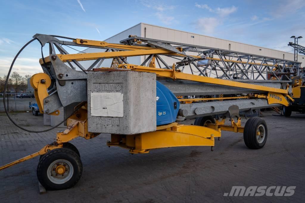 Potain Igo 15 Selbstaufrichtende Krane