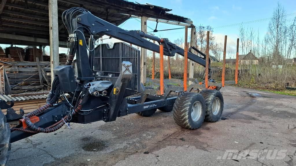 BMF 14T2 Pro Forstanhänger/Rückewagen