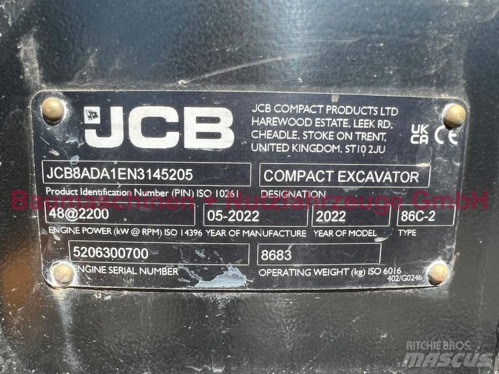JCB 86C-2 Mono -Demo- Midibagger  7t - 12t