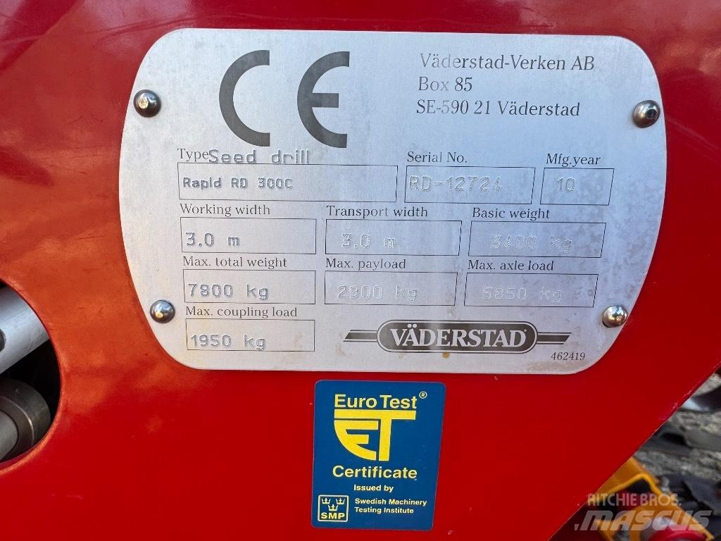 Väderstad Rapid 300C Drillmaschinenkombination
