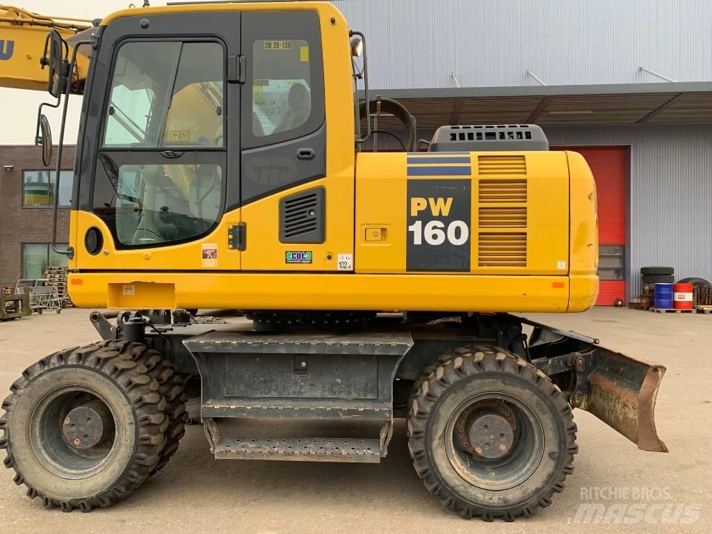 Komatsu PW 160 Mobilbagger