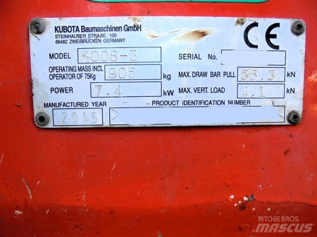 Kubota K 008-3 Minibagger < 7t