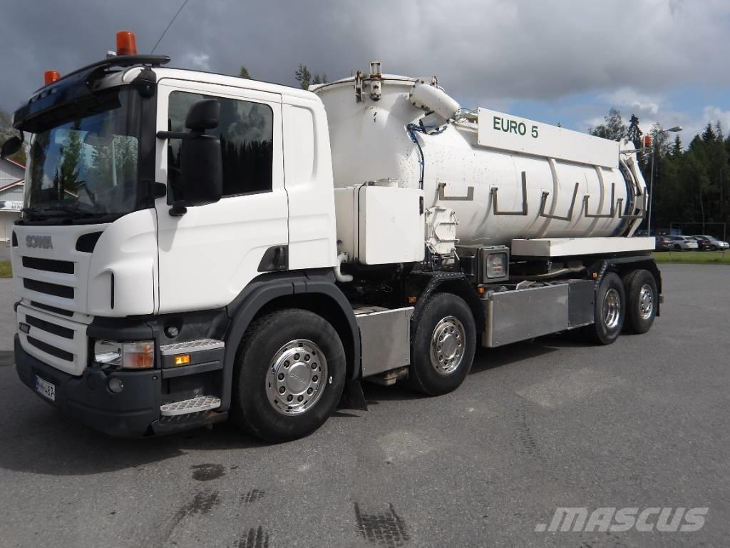 Scania P 400 LB 8x2 Saug- und Druckwagen