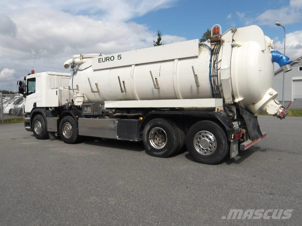 Scania P 400 LB 8x2 Saug- und Druckwagen