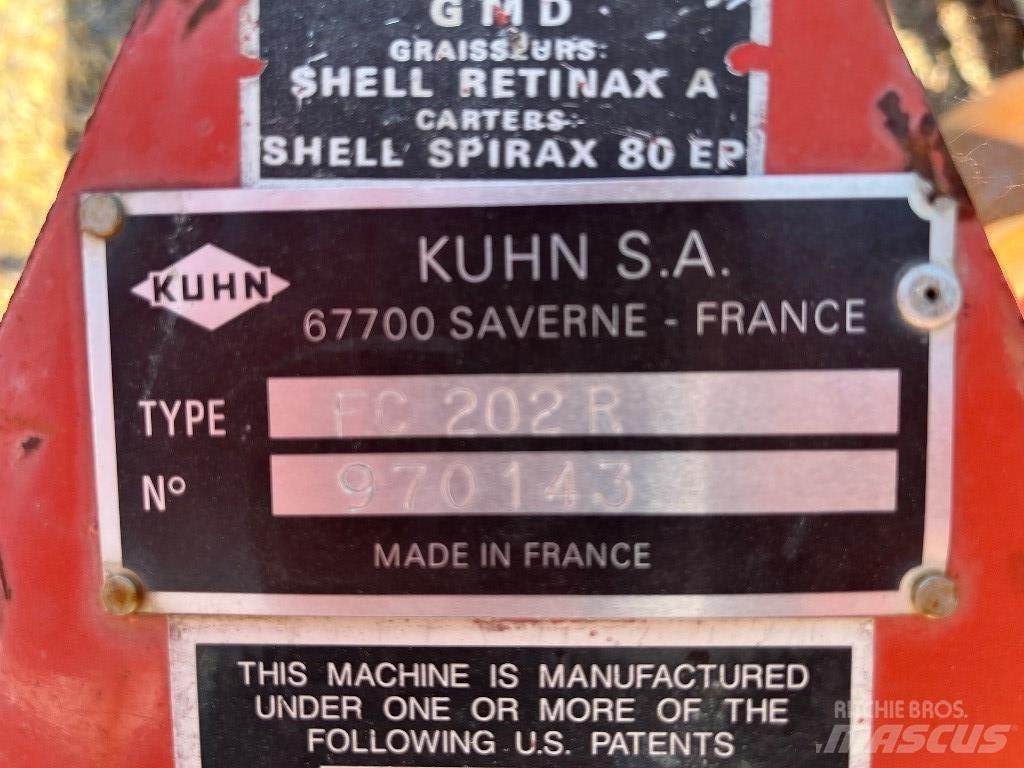 Kuhn FC 202 R Mähwerke