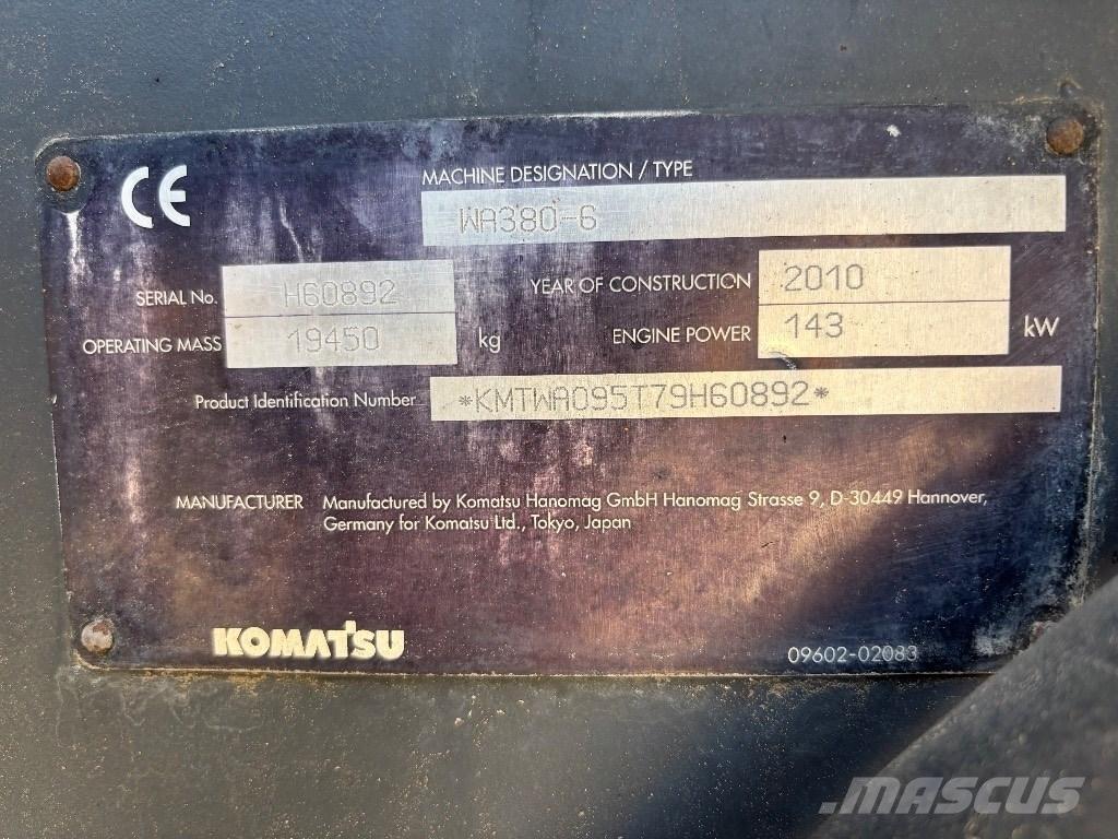 Komatsu WA 380-6 Radlader
