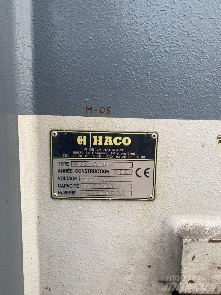  guillotine haco 3006 Schweissgeräte