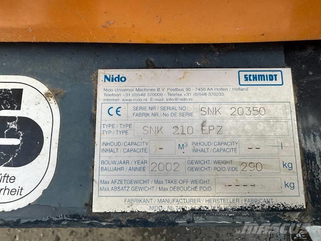 Nido SNK 210 EPZ Schneeschilde und -pflüge