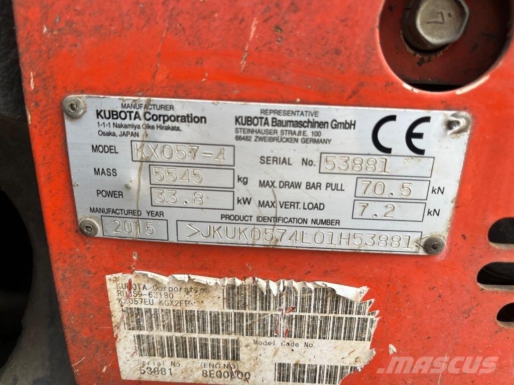 Kubota KX 057-4 Minibagger < 7t