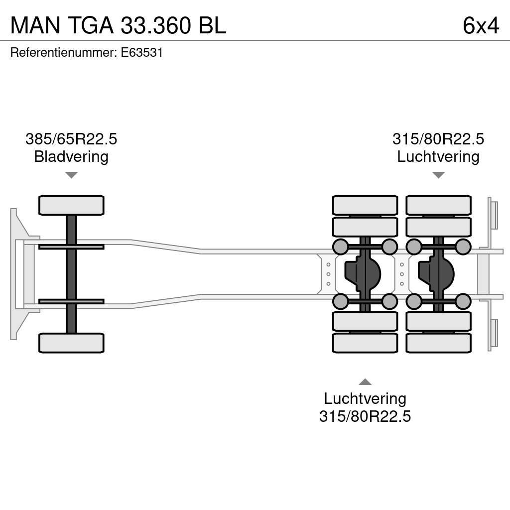 MAN TGA 33.360 BL Abrollkipper