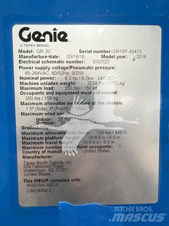 Genie GR20 Personenaufzüge