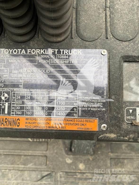 Toyota 8FGU25 Diesel heftrucks