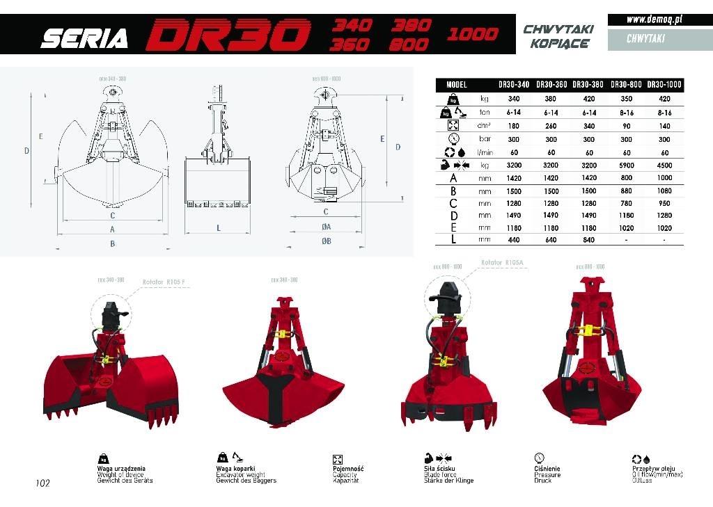  DEMOQ DR30 Greifer